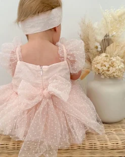Tinkerbell Romper Pastel Pink Baby Girl Romper