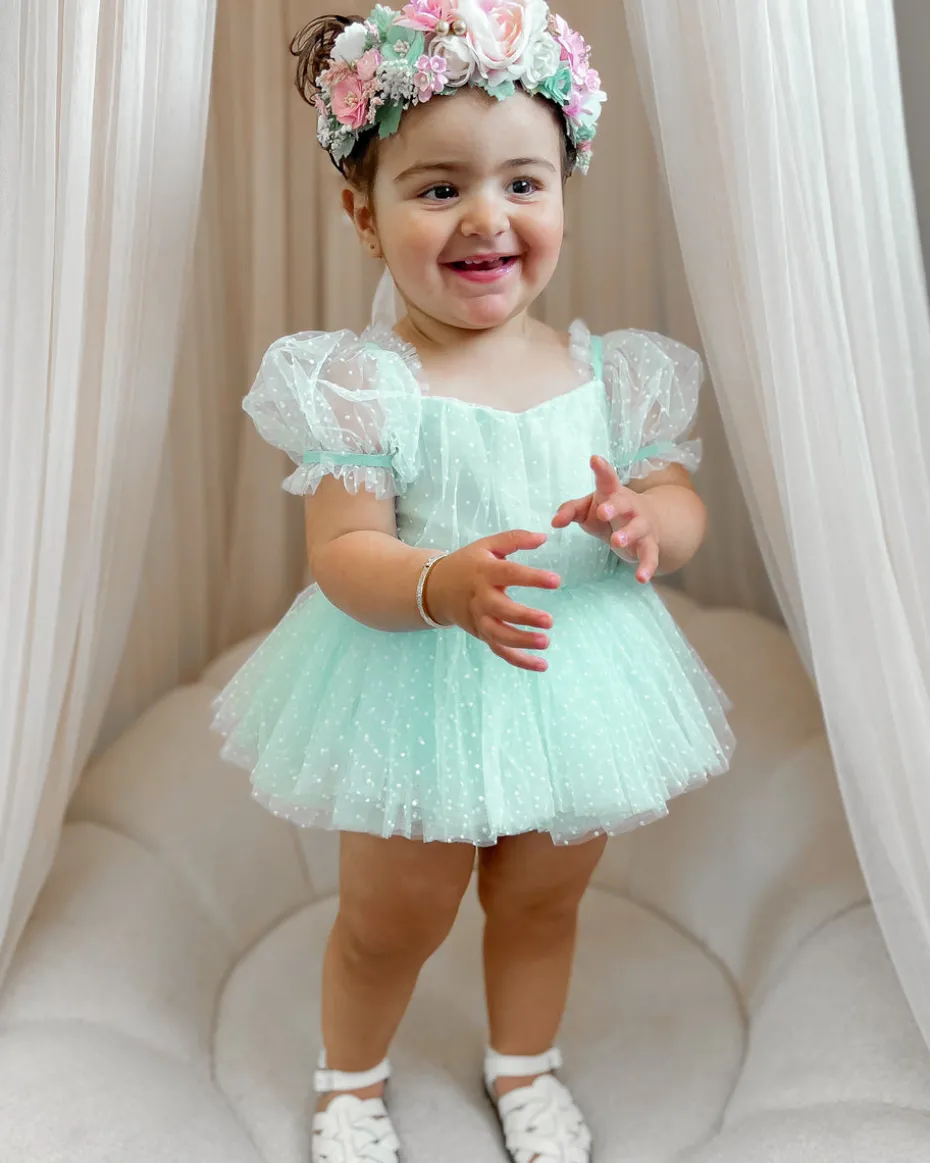 Tinkerbell Romper Peppermint Baby Girl Romper