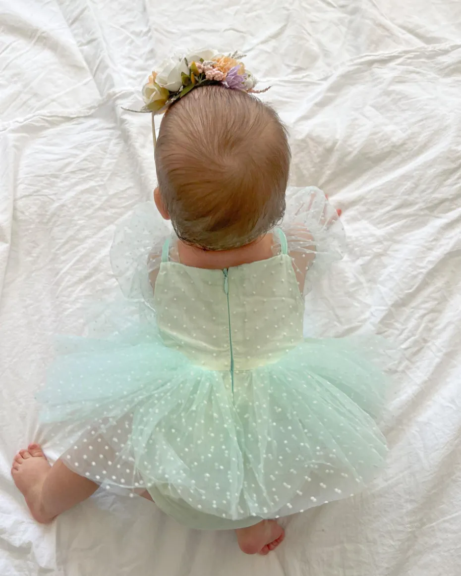 Tinkerbell Romper Peppermint Baby Girl Romper