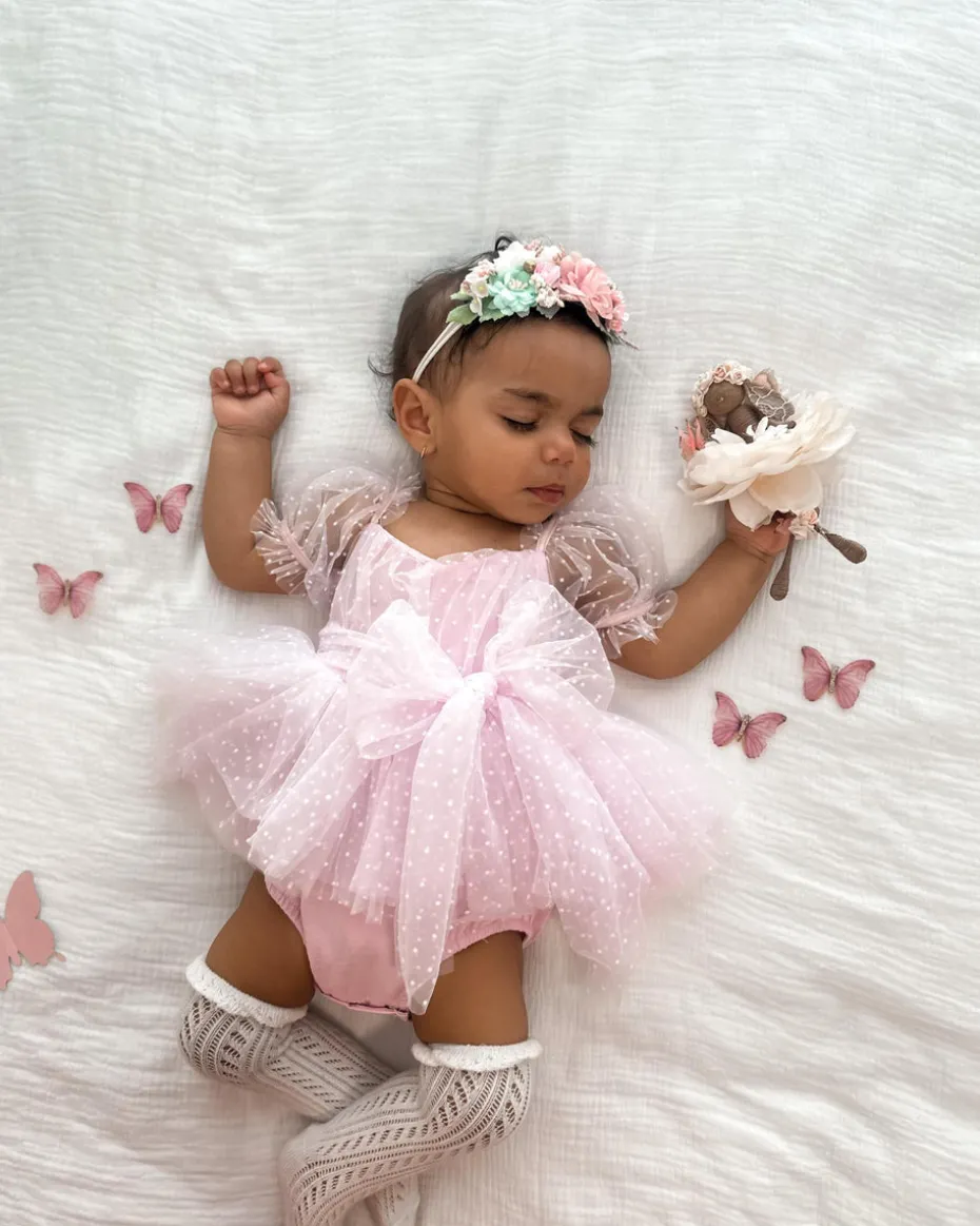 Tinkerbell Sweet Lilac Baby Girl Romper