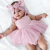 Trixie Belle Lilac Tutu Baby Girl Romper