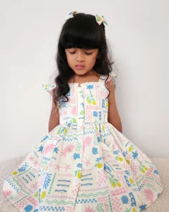Tropicana Girls Floral Dress