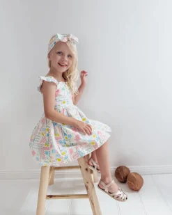 Tropicana Girls Floral Dress