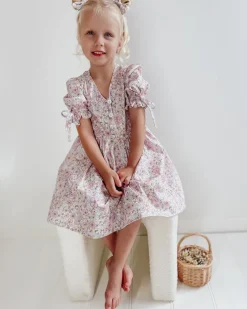 Violet Girls Floral Dress