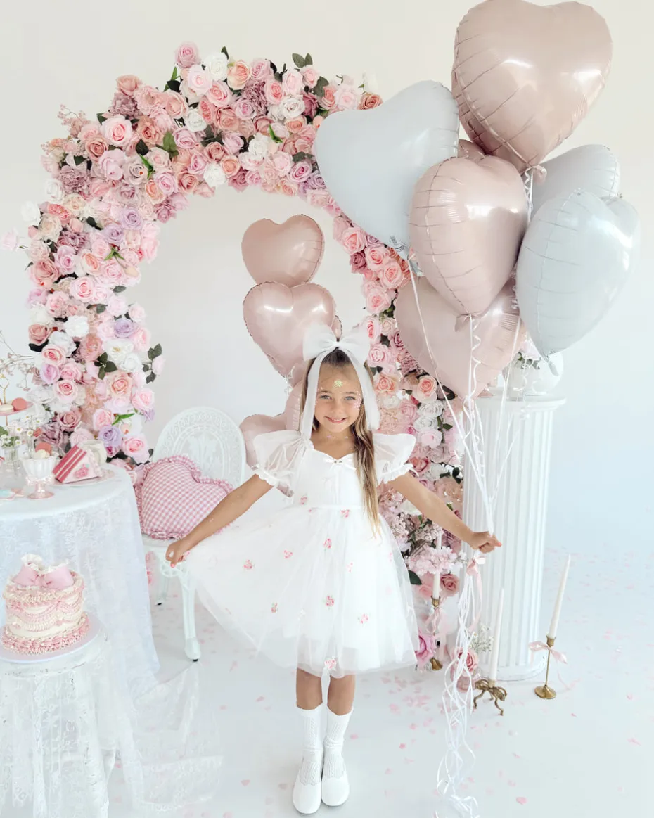 Vivienne Belle Girls Party Dress - White