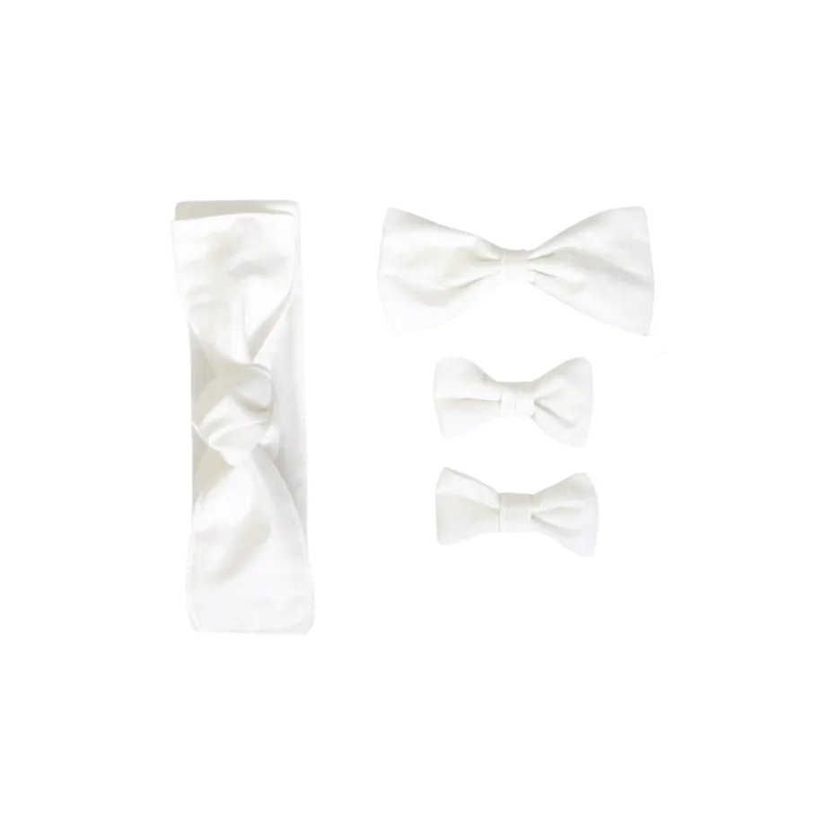 White Blossom Baby Girl Hair Accessories