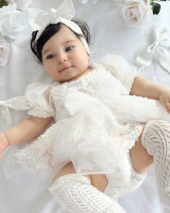 White Blossom Baby Girl Hair Accessories