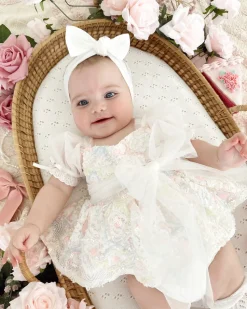 White Blossom Baby Girl Hair Accessories