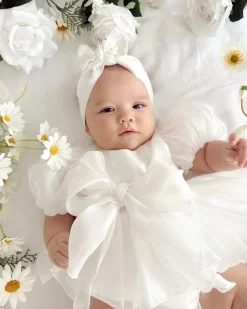 White Dolly Baby Girl Hair Accessories