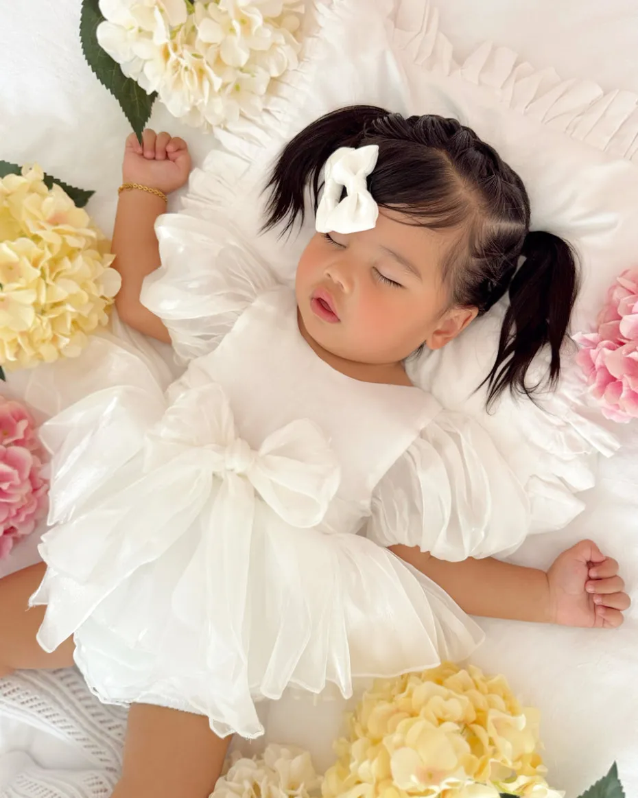 White Dolly Baby Girl Hair Accessories
