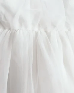 White English Rose Baby Girl Romper