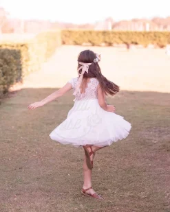 White Flora Flower Girl Dress