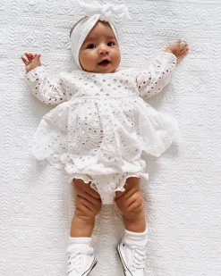 White Ivy Baby Girl Two Piece Set