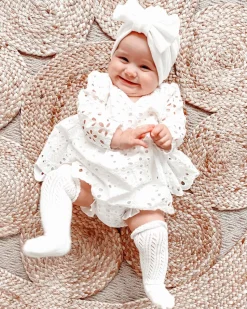 White Ivy Baby Girl Two Piece Set