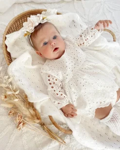 White Ivy Baby Girl Two Piece Set