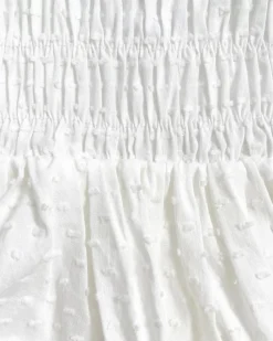 White Lila Baby Girl Romper