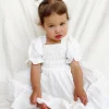 White Lila Girls Dress