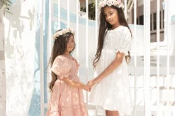 White Lila Girls Dress