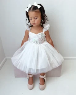 White Sparkle Baby Girl Tulle Hair Accessories