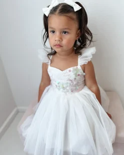 White Sparkle Baby Girl Tulle Hair Accessories