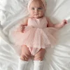 Wildflower Pink Rose Baby Girl Romper