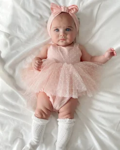 Wildflower Pink Rose Baby Girl Romper